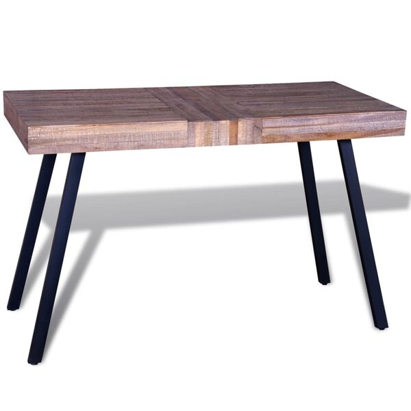 vidaXL Table Teck recyclé