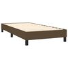 vidaXL Sommier &agrave; lattes de lit avec matelas Marron fonc&eacute; 90x200 cm