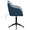 vidaXL Chaise pivotante de salle &agrave; manger Bleu Velours