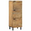 vidaXL Buffet marron 40x33x110 cm bois de manguier massif
