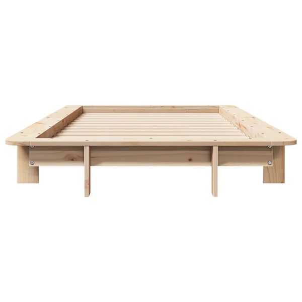 vidaXL Cadre de lit sans matelas 90x190 cm bois de pin massif