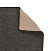 vidaXL Tapis de couloir aspect sisal anthracite 80x400 cm