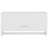 vidaXL Garde-robe blanc 70x32,5x35 cm bois d'ing&eacute;nierie
