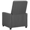 vidaXL Fauteuil Gris clair Tissu