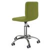 vidaXL Chaises pivotantes &agrave; manger lot de 2 vert clair velours