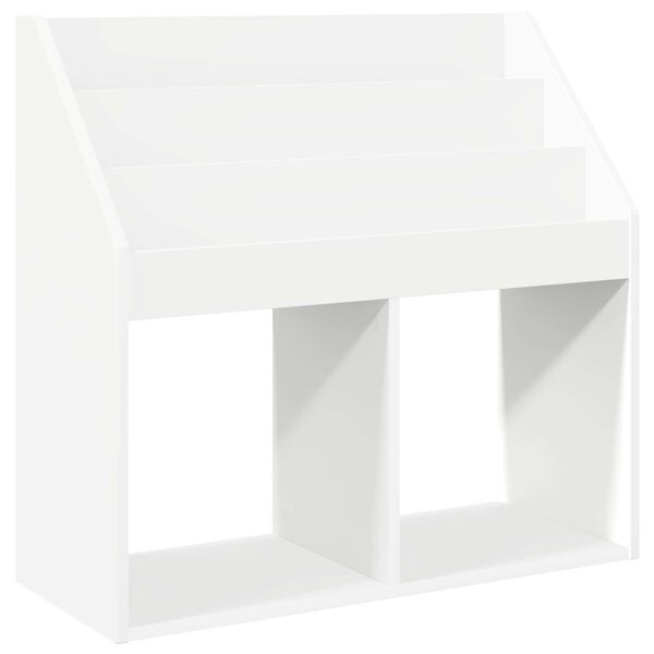 vidaXL Biblioth&egrave;que pour enfants Blanc 72,5 x 29,5 x 69 cm