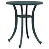 vidaXL Table de jardin vert &Oslash;48x53 cm aluminium coul&eacute;