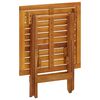 vidaXL Table de bistro 46x46x47 cm Bois d'acacia massif