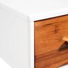 vidaXL Table console Bois d'acacia massif 70x30x75 cm