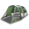 vidaXL Tente de camping tunnel 4 personnes vert imperm&eacute;able