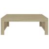 vidaXL Table basse Ch&ecirc;ne sonoma 100x100x35 cm Bois d'ing&eacute;nierie