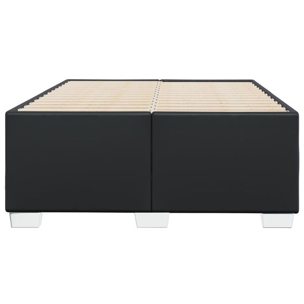 vidaXL Cadre de lit sans matelas noir 120x190 cm similicuir