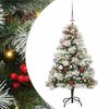 vidaXL Sapin de No&euml;l artificiel Vert et blanc 150 cm