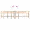 vidaXL Lit mezzanine d'enfants sans matelas avec &eacute;chelle 90x190 cm