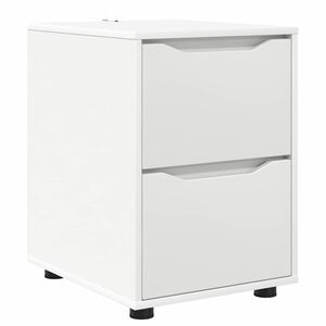 vidaXL Armoire de rangement Blanc 40 x 48 x 57 cm Bois d'ing&eacute;nierie