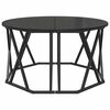 vidaXL Table basse Ch&ecirc;ne noir 80 x 80 x 42 cm