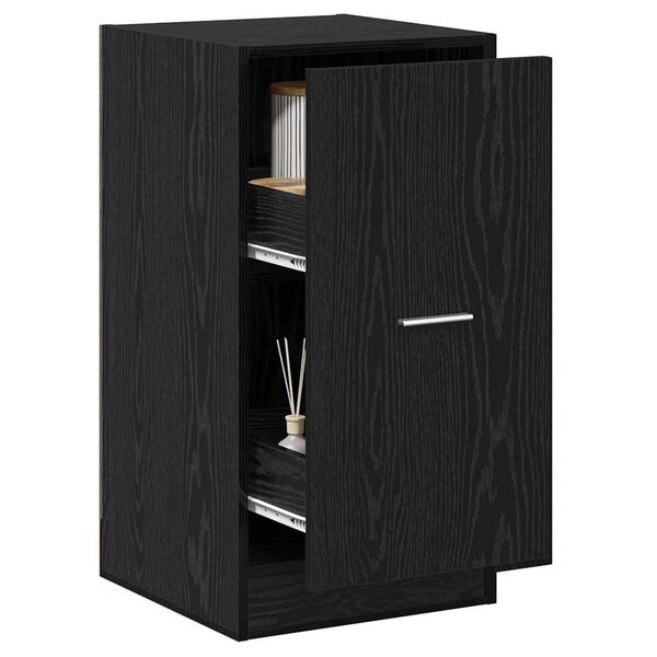 vidaXL Cabinet de Pharmacie Ch&ecirc;ne noir 40 x 41 x 77.5 cm