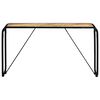 vidaXL Table console 140 x 35 x 76 cm Bois de manguier massif brut