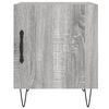 vidaXL Tables de chevet 2 pcs sonoma gris 40x40x50cm bois d'ing&eacute;nierie