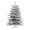 vidaXL Sapin de Noël Artificiel à Branches Articulées Blanc 120 cm