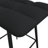 vidaXL Tabourets de bar lot de 2 noir velours
