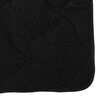 vidaXL Duvet d'&eacute;t&eacute; simple Matelass&eacute; Noir 140 x 200 cm