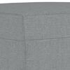 vidaXL Ensemble de canap&eacute;s 3 pcs coussins gris clair tissu