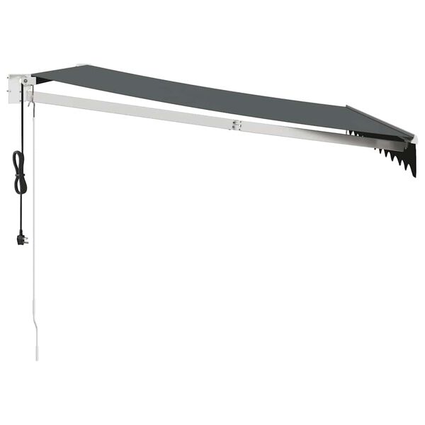 vidaXL Auvent r&eacute;tractable automatique anthracite 3,5x2,5 m