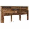 vidaXL Cabinet de T&ecirc;te de Lit Bois ancien Bois d'ing&eacute;nierie