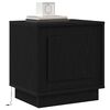 vidaXL Cabinet de chevet 2 pcs Noir 44 x 34,5 x 45 cm