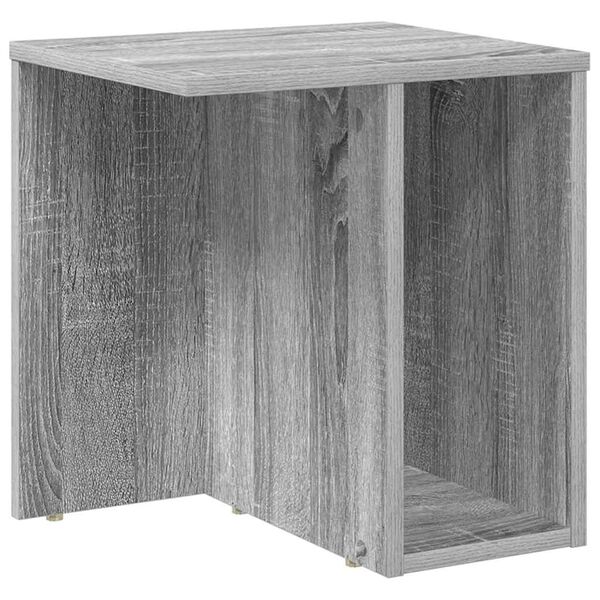 vidaXL Table d'appoint Gris Sonoma 37 x 32 x 40 cm Bois d'ing&eacute;nierie