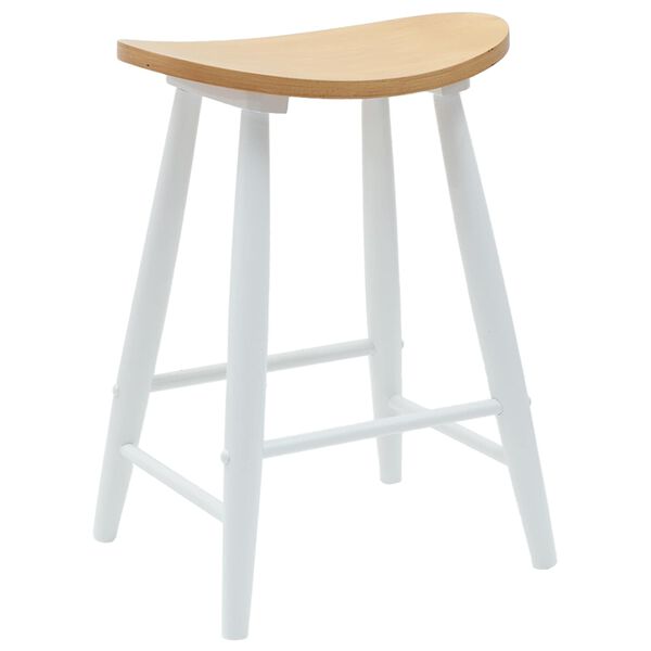 vidaXL Chaises de salle &agrave; manger 2 pcs Blanc 46 x 37 x 63 cm