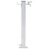 vidaXL Colonne à eau de jardin 40 cm acier inoxydable carré