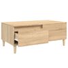 vidaXL Table basse Ch&ecirc;ne sonoma 90x50x36,5 cm Bois d'ing&eacute;nierie