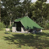 vidaXL Tente Tipi avec toit Vert 358 x 296 x 258 cm taffetas