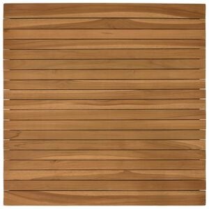 vidaXL Plateau de table 70 x 70 x 3,5 cm Carr&eacute; Bois de teck massif
