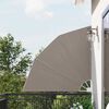 vidaXL &Eacute;cran de confidentialit&eacute; pour balcon Taupe 140 x 140 cm