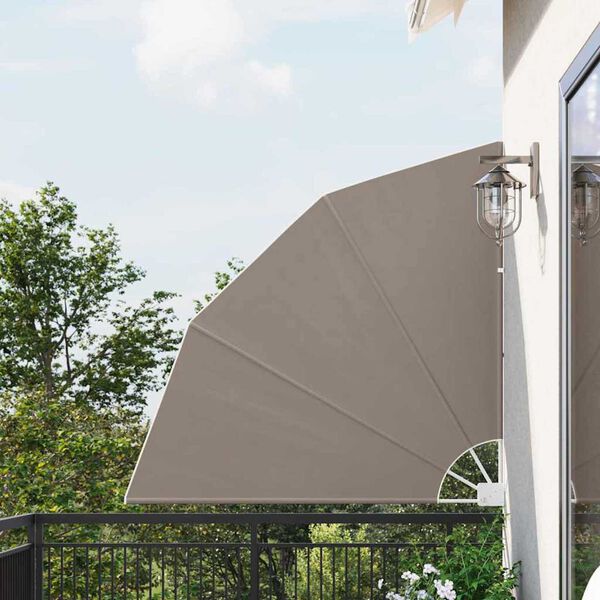 vidaXL &Eacute;cran de confidentialit&eacute; pour balcon Taupe 140 x 140 cm
