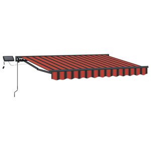vidaXL Cadre de store manuel avec LEDs 2,5 x 2 m