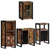 vidaXL Ensemble de mobilier de salle de bain 4 pc Multicolore
