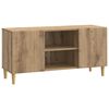 vidaXL Meuble TV 102 x 34,5 x 50 cm Ch&ecirc;ne artisanal Bois d'ing&eacute;nierie