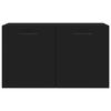 vidaXL Armoire murale Noir 60x36,5x35 cm Bois d'ing&eacute;nierie