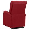 vidaXL Fauteuil de massage Rouge bordeaux Tissu