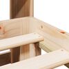 vidaXL Lit biblioth&egrave;que sans matelas 135x190 cm bois de pin massif