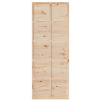 vidaXL Porte de grange 80x208 cm bois massif de pin