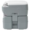vidaXL Toilette de Camping Gris 41,5 x 36,5 x 42 cm