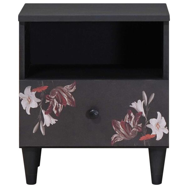 vidaXL Table de chevet Marron 40 x 33 x 46 cm Bois de mangue massif