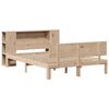 vidaXL Lit bibliothèque sans matelas 140x190 cm bois de pin massif