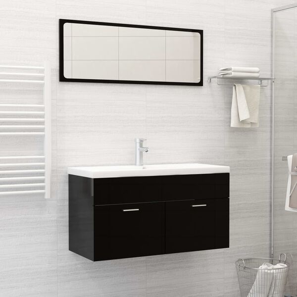 vidaXL Lavabo encastr&eacute; avec robinet 91x39x18 cm c&eacute;ramique blanc