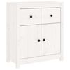 vidaXL Buffet blanc 70x35x80 cm bois massif de pin